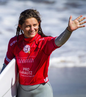 Kim Veteau, ambassadrice de l'Association Nationale Handi-Surf